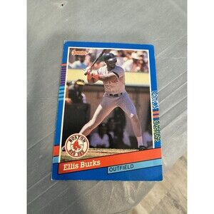 1991 Donruss Ellis Burks #235 Boston Red Sox Vintage MLB Baseball Card